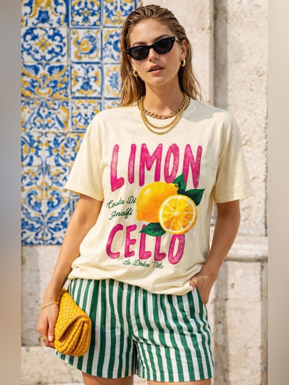 Sweet Claire Limoncello Tee - Size M/L - NWOT